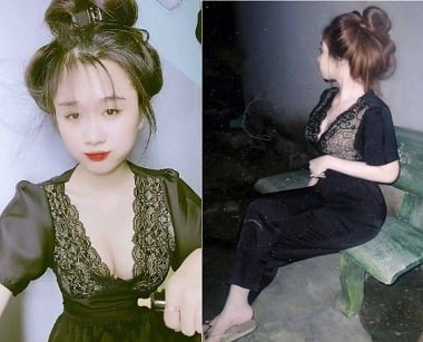 A aparência deliciosa de Tu Linh é quente